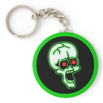 Halloween Creepy Skull Key Chain