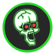 Halloween Creepy Skull stickers