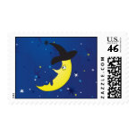 halloween crescent postage