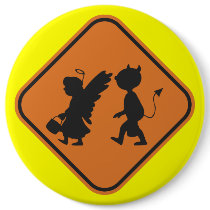 Halloween Crossing buttons by azac69 Halloween Crossing buttons