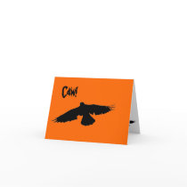 Halloween Crow Card