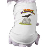 Halloween Crow RIP Pet t-shirt