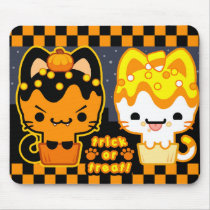 Halloween Cupcake Kitties Mousepad mousepads