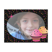 Halloween Cupcake Picture Frame postcards