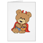 halloween cute little devil  teddy bear design cards