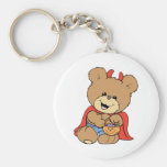 halloween cute little devil  teddy bear design keychains