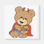 halloween cute little devil  teddy bear design magnets
