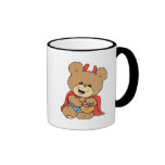 halloween cute little devil  teddy bear design mugs