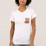 halloween cute little devil  teddy bear design t-shirts