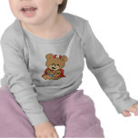 halloween cute little devil  teddy bear design t-shirts