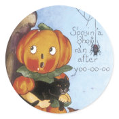 Halloween Cute Pumpkin Stickers - Trick or Treat's sticker