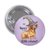 Halloween Dachshund Pinback Buttons