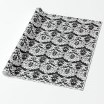 Halloween Damask Wrapping Paper