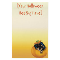 Halloween Dashund Puppy-Boo stationery_vertical...
