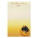 Halloween Dashund Puppy-Boo stationery_vertical...