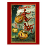 Halloween Devils & JOLs Postcard