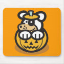 Halloween Doggie-Pumpkin Mousepad by luxegal Halloween Doggie-Pumpkin Mousepad