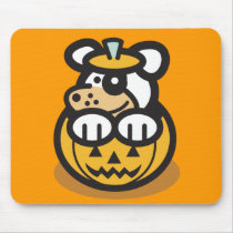Halloween Doggie-Pumpkin Mousepad by luxegal Halloween Doggie-Pumpkin Mousepad