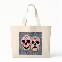 Halloween DOTD Comedy-Tragedy Skulls bags
