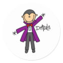 Halloween Dracula Stick Figure Sticker by stick_figures Halloween Dracula Stick Figure Sticker