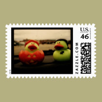 Halloween Ducks postage