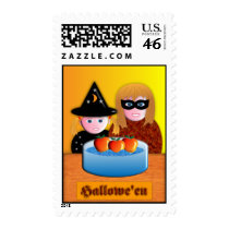 Halloween Dunking For Apples stamps