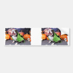 Halloween - English Bulldog - Spike Bumper Stickers