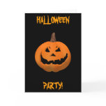 Halloween: Evil Jack-O-Lantern: Invitation Card
