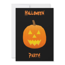 Halloween: Evil Jack-O-Lantern: Invitation Card by spiritswitchboard Halloween: Evil Jack-O-Lantern: Invitation Card