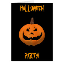 Halloween: Evil Jack-O-Lantern: Invitation Card
