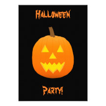 Halloween: Evil Jack-O-Lantern: Invitation Card