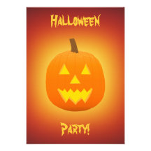 Halloween: Evil Jack-O-Lantern: Invitation Card