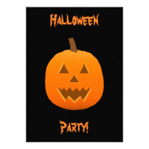 Halloween: Evil Jack-O-Lantern: Invitation Card