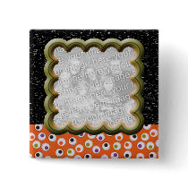 Halloween Eyeball Photo Holder buttons by spookstation Halloween Eyeball Photo Holder buttons
