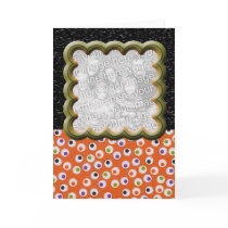 Halloween Eyeball Photo Holder cards