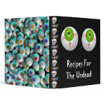 Halloween Eyeballs 3 Ring Binders