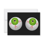 Halloween Eyeballs Personalized Announcements