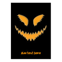 Halloween Eyes business cards by Guiltypleasures Halloween Eyes business cards
