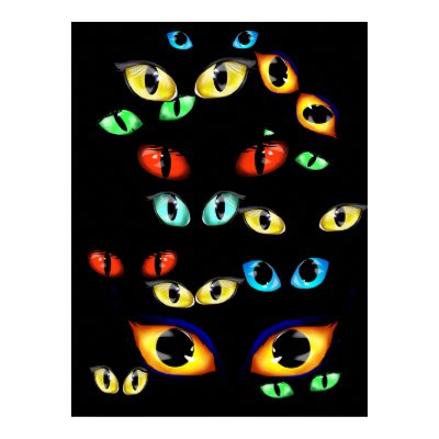 Halloween Eyes  Poster by Lotacats