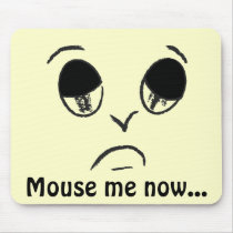 Halloween faces: Sad face - Mouse me... mousepads