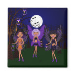 Halloween Faeries The Hallow Sisters Fridge Magnet