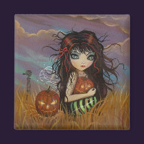 Halloween Fairy Decorative Magnet magnets