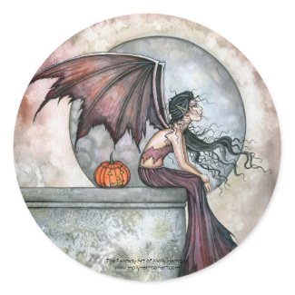Halloween Fairy Gothic Stickers by Molly Harrison sticker