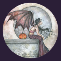 Halloween Fairy Gothic Stickers by Molly Harrison stickers