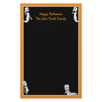 Halloween Family Stationery by AngelPearlGirl Halloween Family Stationery