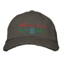 Halloween Fiend Candy Junkie In Nickel Embroidered Hat