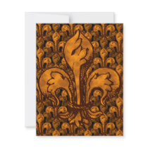 Halloween Fleur de lis invitations by Fleurishes Halloween Fleur de lis invitations
