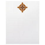 Halloween Fleur de lis Letterhead Design