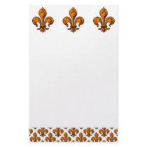 Halloween Fleur de lis stationery by Fleurishes Halloween Fleur de lis stationery