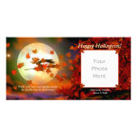 Halloween Flight Customized Photo Card